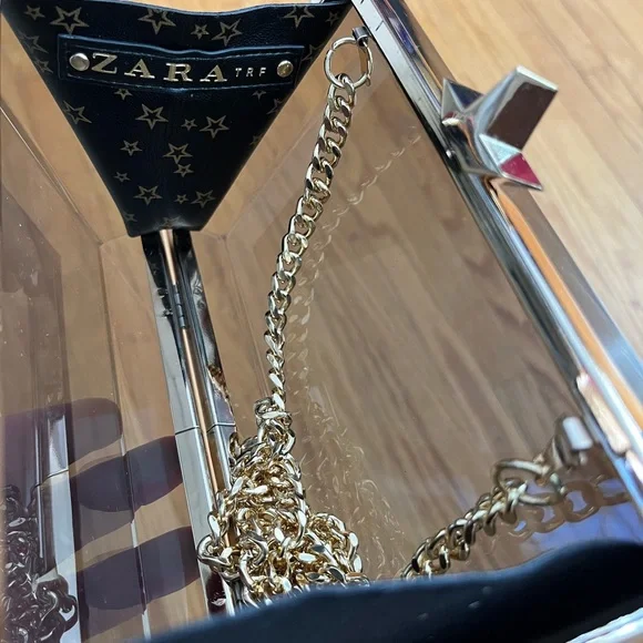 **SOLD** NWT ZARA Decorative Minaudiere (Black Evening Clutch) - Picture 7 of 9